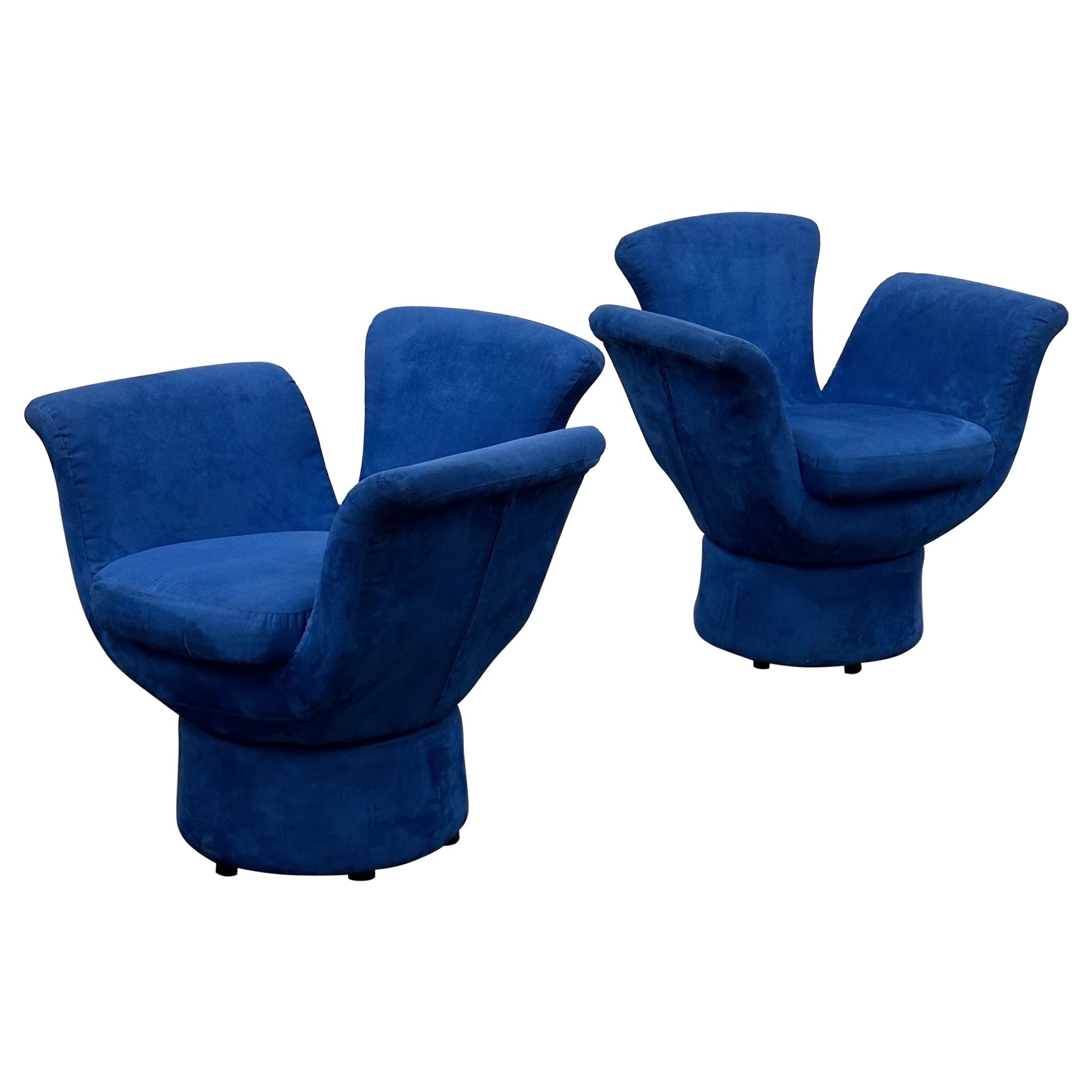 Postmodern Flower Lounge Chairs For Sale
