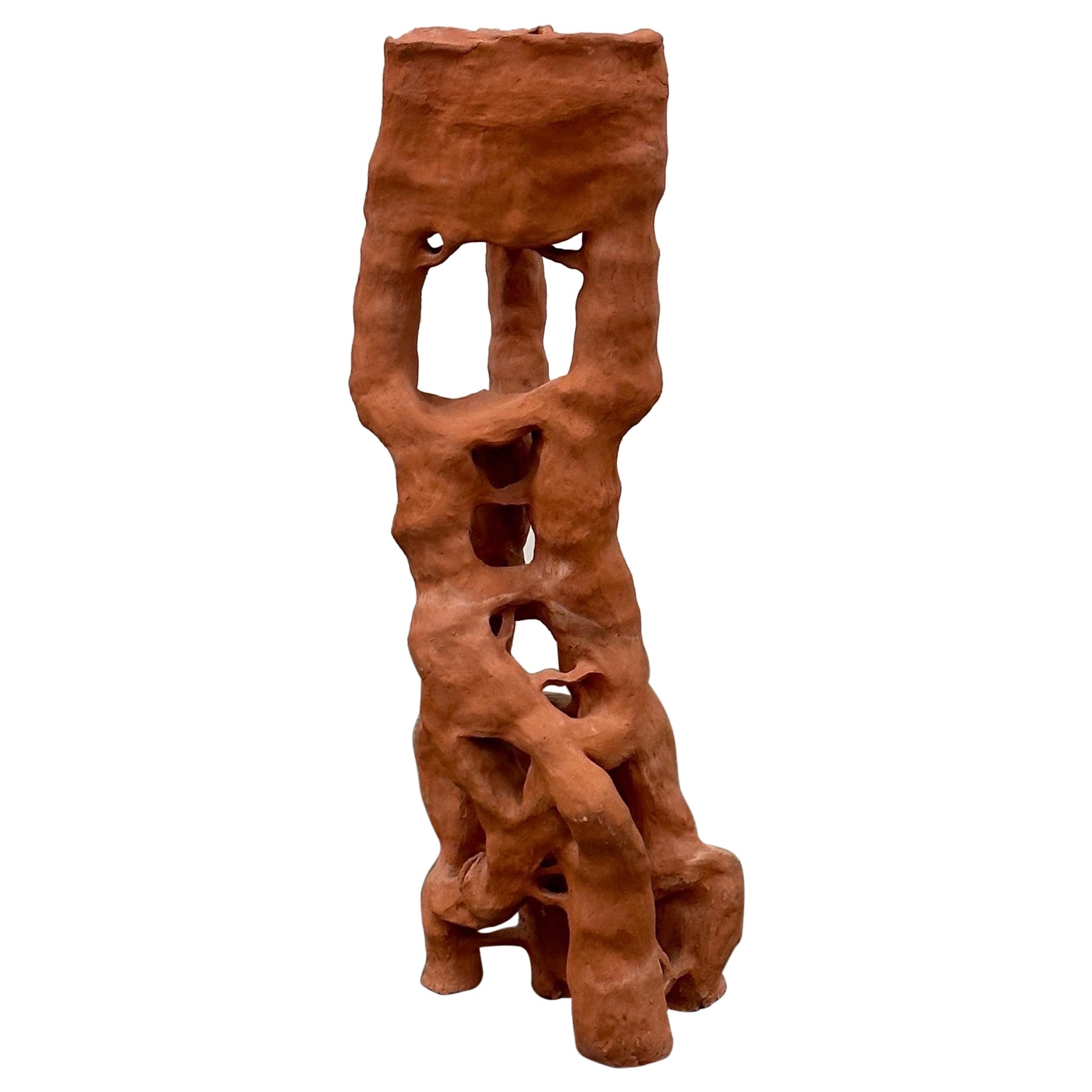 Abstract Terracotta Ceramic For Sale