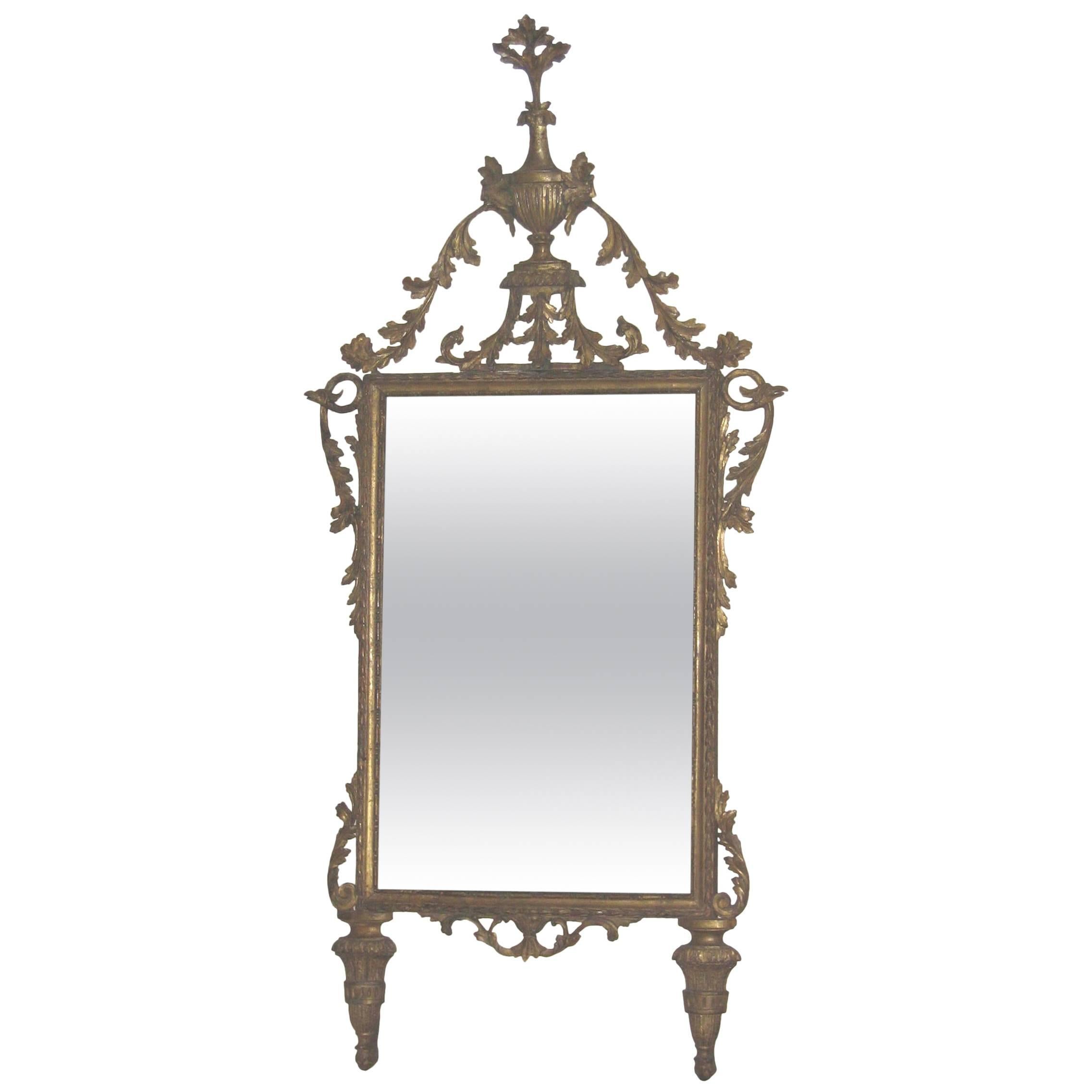 Italian Neoclassical Giltwood Mirror, 18th Century