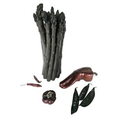 A Collection of Eight Vegetable Bronzes by Donald L. Reed