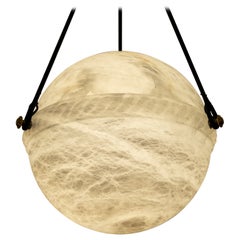 Vintage Alabaster Globe Light Fixture