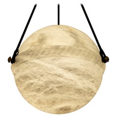 Alabaster Globe Light Fixture