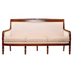Fine Suite of Empire Carved Mahogany Seat Furniture