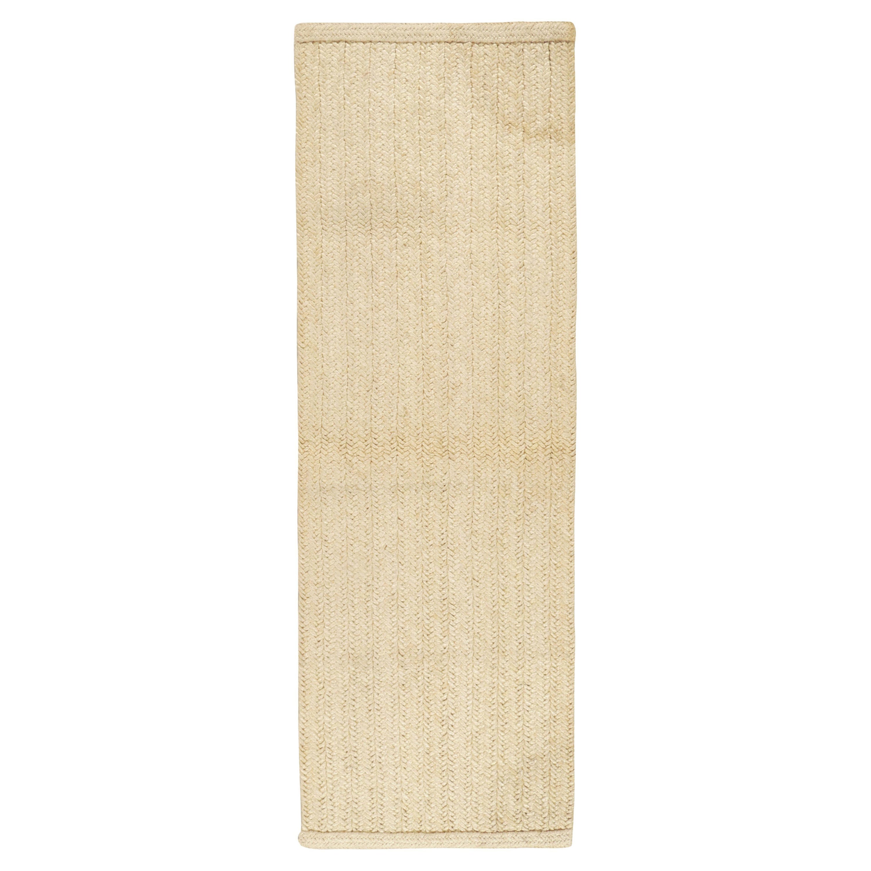 Traves de Mesa Contemporáneo Trenzado de Rug & Kilim en Blanco roto