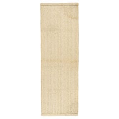 Rug & Kilim's Contemporary Braided Runner in off White