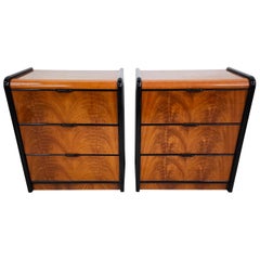 Used Donald Deskey Style Italian Nightstands Pair