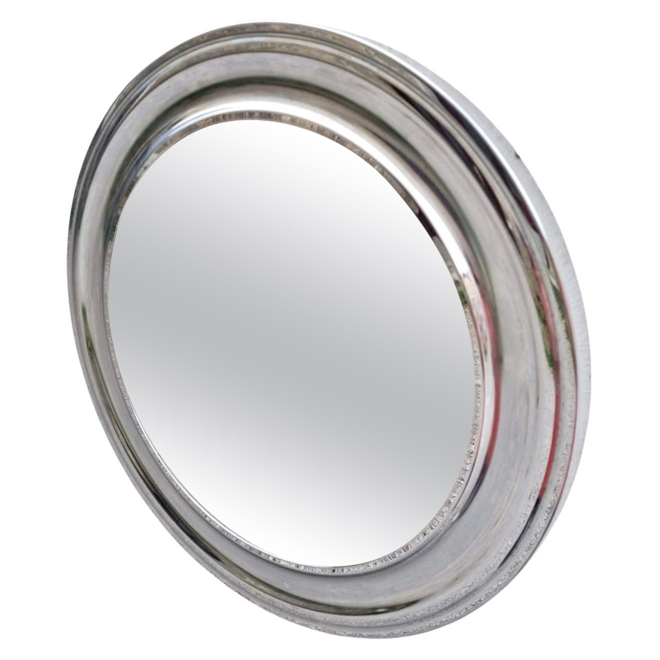 Narciso Round Wall Mirror, Design by Sergio Mazza for Artemide, Italy 70s For Sale