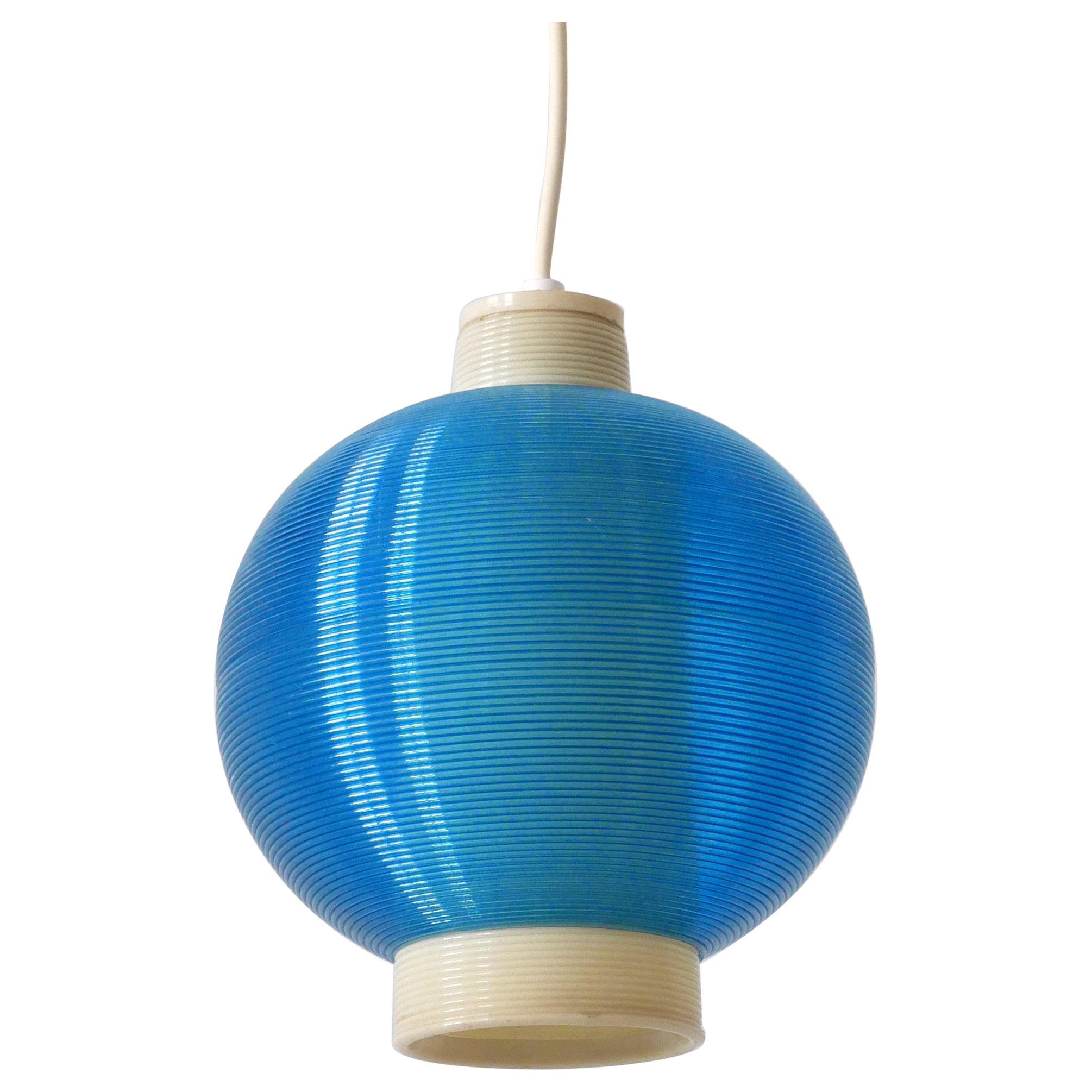Rare Mid-Century Modern Rotaflex Pendant Lamp by Yasha Heifetz USA 1960s