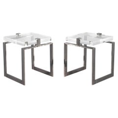 Modern Acrylic Accent Tables