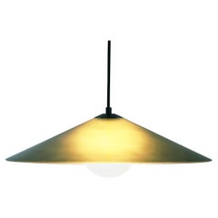 MARSHA 02 Pendant Light in Fern Green & Black Powder Coated Metal Finish