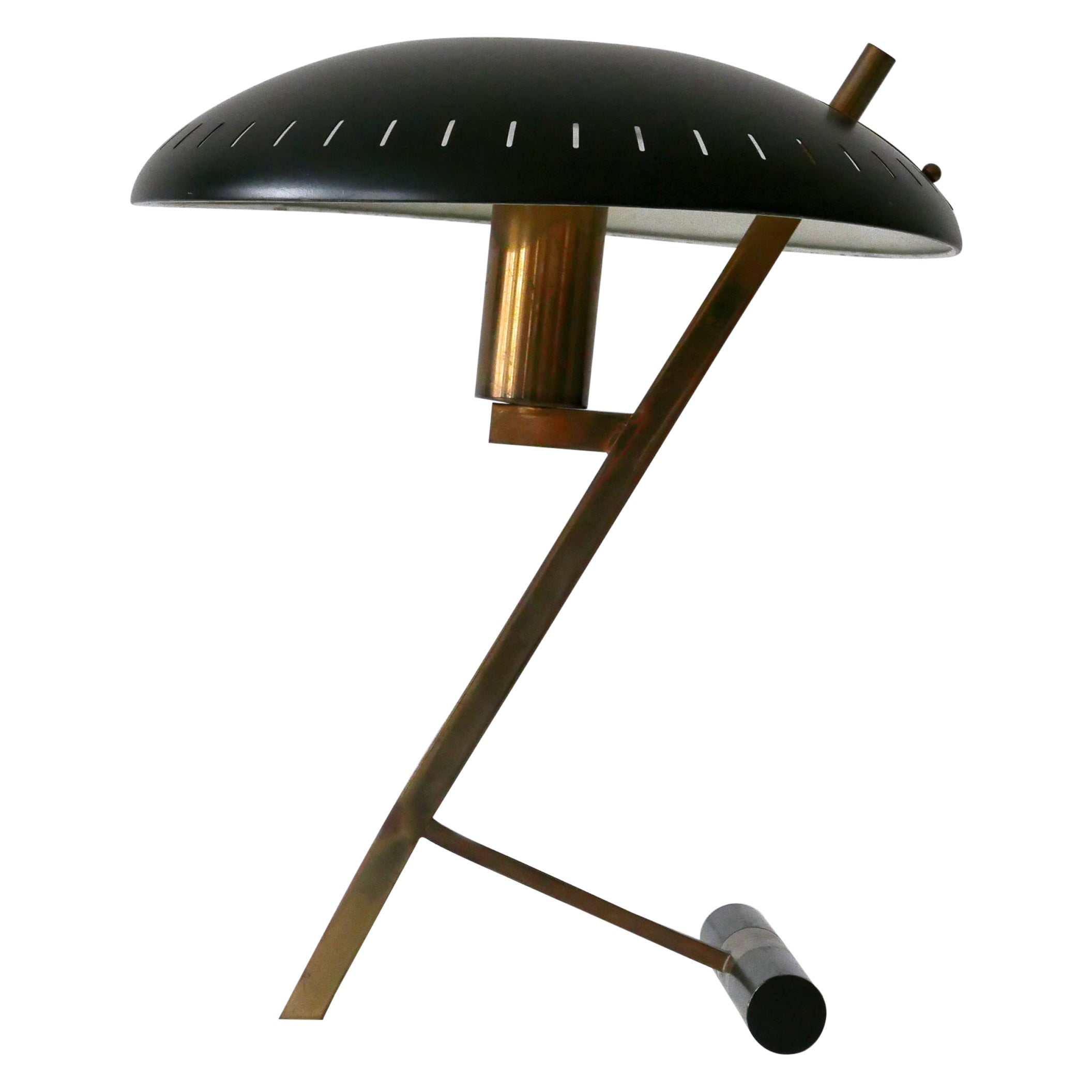 Elegant Mid-Century "Decora" or Z Table Lamp by Louis Kalff for Philips 1950s For Sale