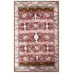 Scandinavian Carpet, Vintage 7'5" x 10'7"