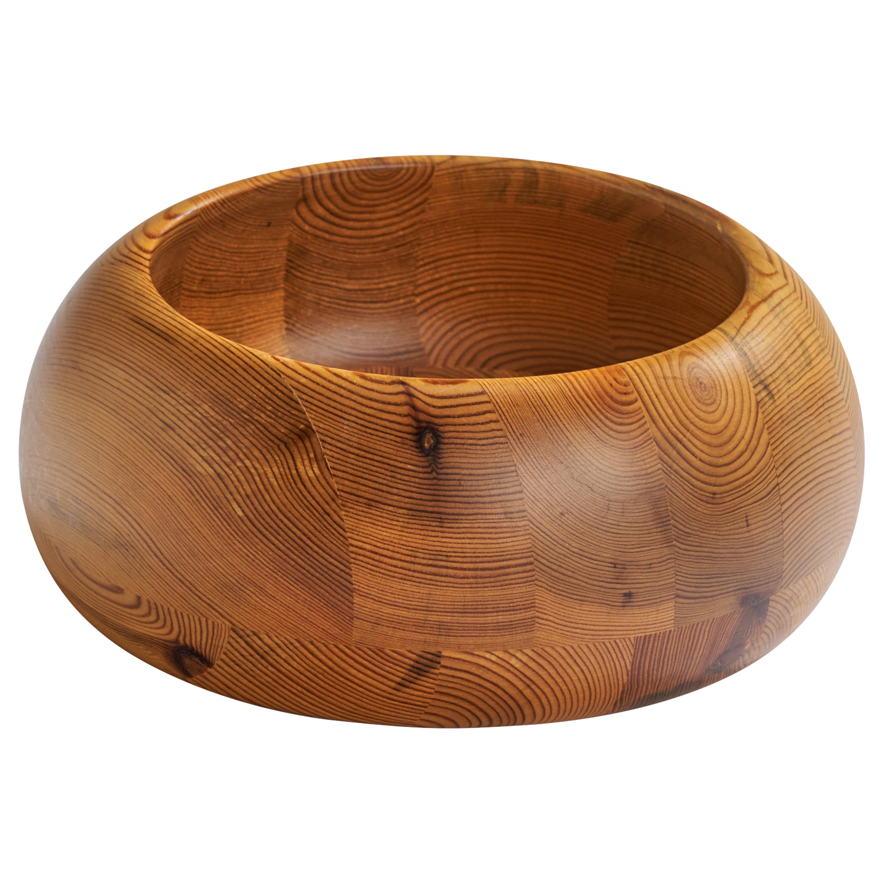 Stig Johnsson, Bowl, Pine, Sweden, 1970s