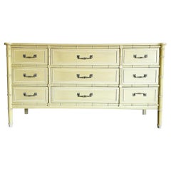 Vintage Faux Bamboo Henry Link "Bali Hai" Dresser by Lexington