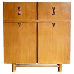 Mid Century Modern Highboy Dresser by American of Martinsville