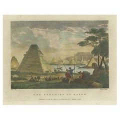 Giza Pyramids and Sphinx Engraved: An 18th-Century Egyptian Vista, 1782