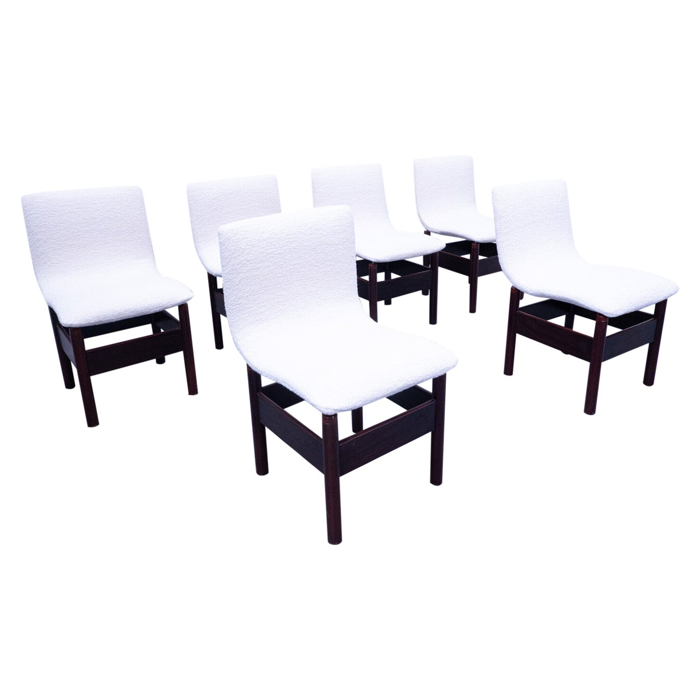 Set of 6 Chelsea Chairs by Vittorio Introini for Saporiti Italia, 1960s