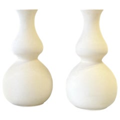 Pair of Large Ceramic Vases Attributed to Christopher Spitzmiller