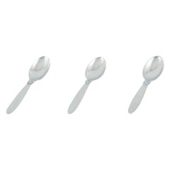 Georg Jensen Cactus. Set of three tablespoons in sterling silver. 