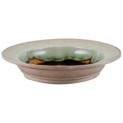 Nils Kähler for Kähler. Large ceramic bowl in modernist design.