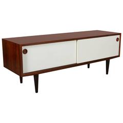 Danish Low Credenza or Sideboard from Denmark, White