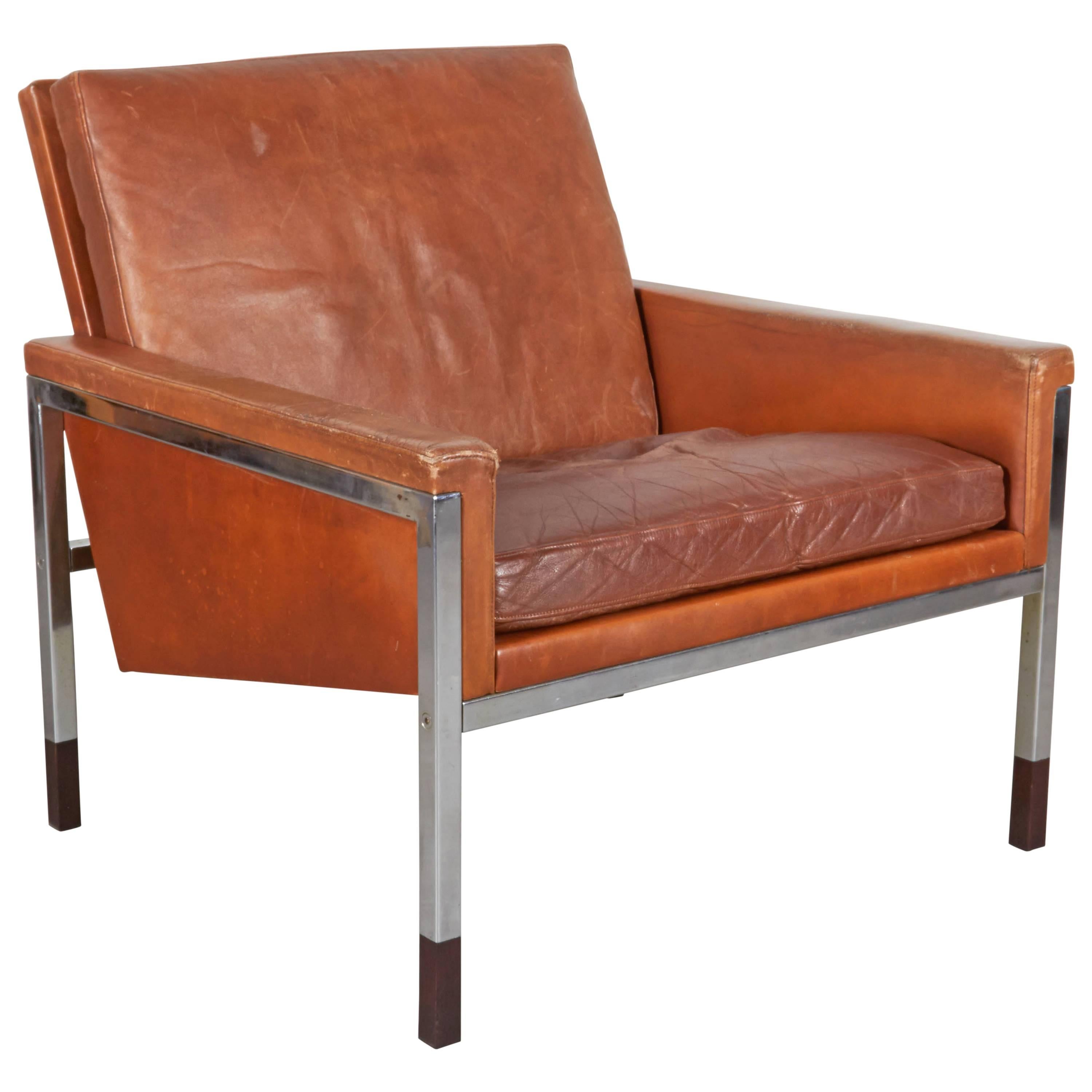 Leather Club Chair by Steen Ostergaard, 1961