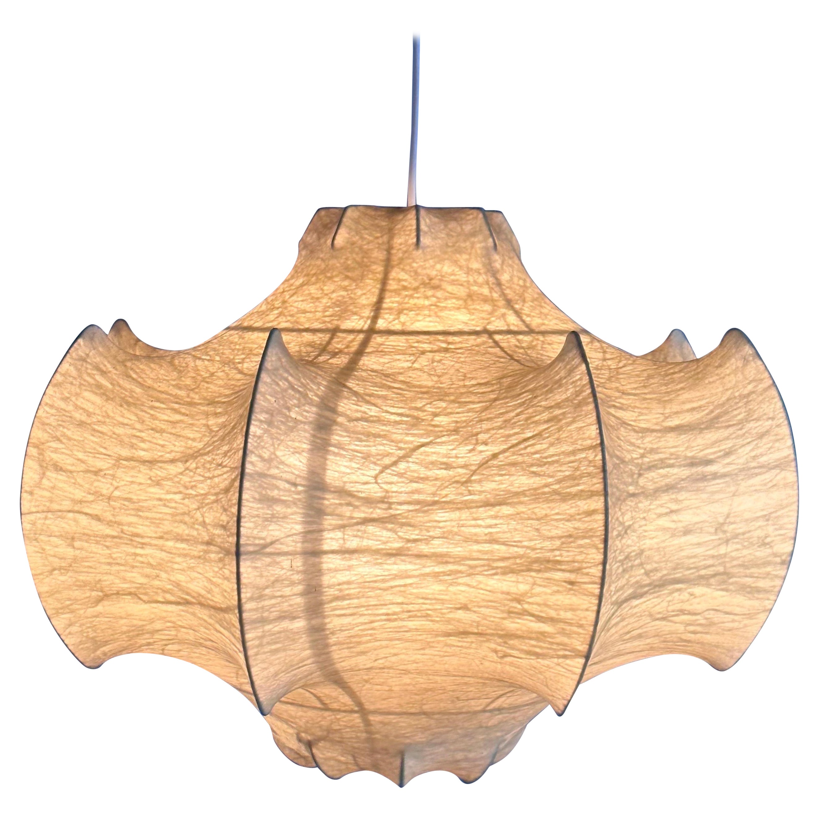 "Viscontea" Ceiling Lamp by Castiglioni for Flos, 1960s, Authentic Patina