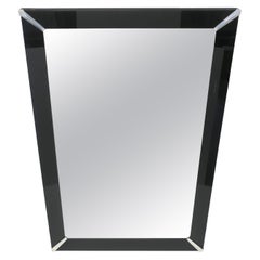 Wall&Deco Mirror avec cadre en verre noir