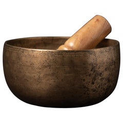 19th century Antique bronze Nepali Singing Bowl - OriginalBuddhas