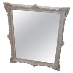 Retro Late 20th Century Classic Style Lacquered wood Wall Mirror