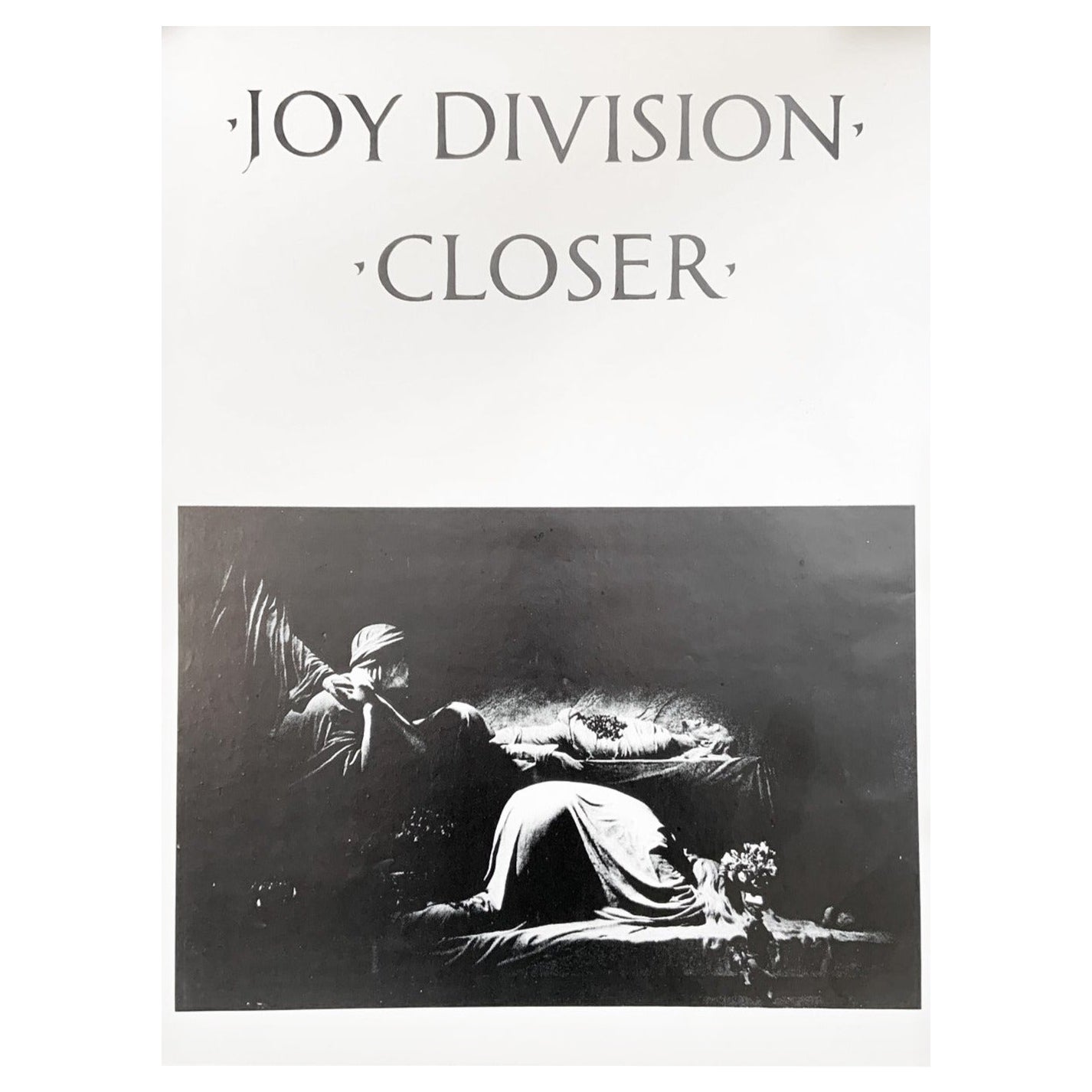 1980 Joy Division - Closer Original Vintage Poster For Sale