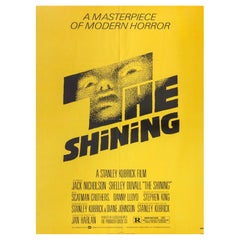 1980 The Shining Original Used Poster