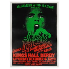 1976 Sex Pistols - Anarchy In The U.K. Tour Original Retro Poster