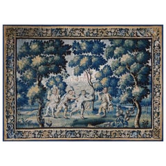 Flanders tapestry 17th century - Children's games - L3m55xH2m40 - No. 1367