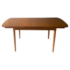Vintage 1970’s mid century extending dining table by Schreiber Furniture