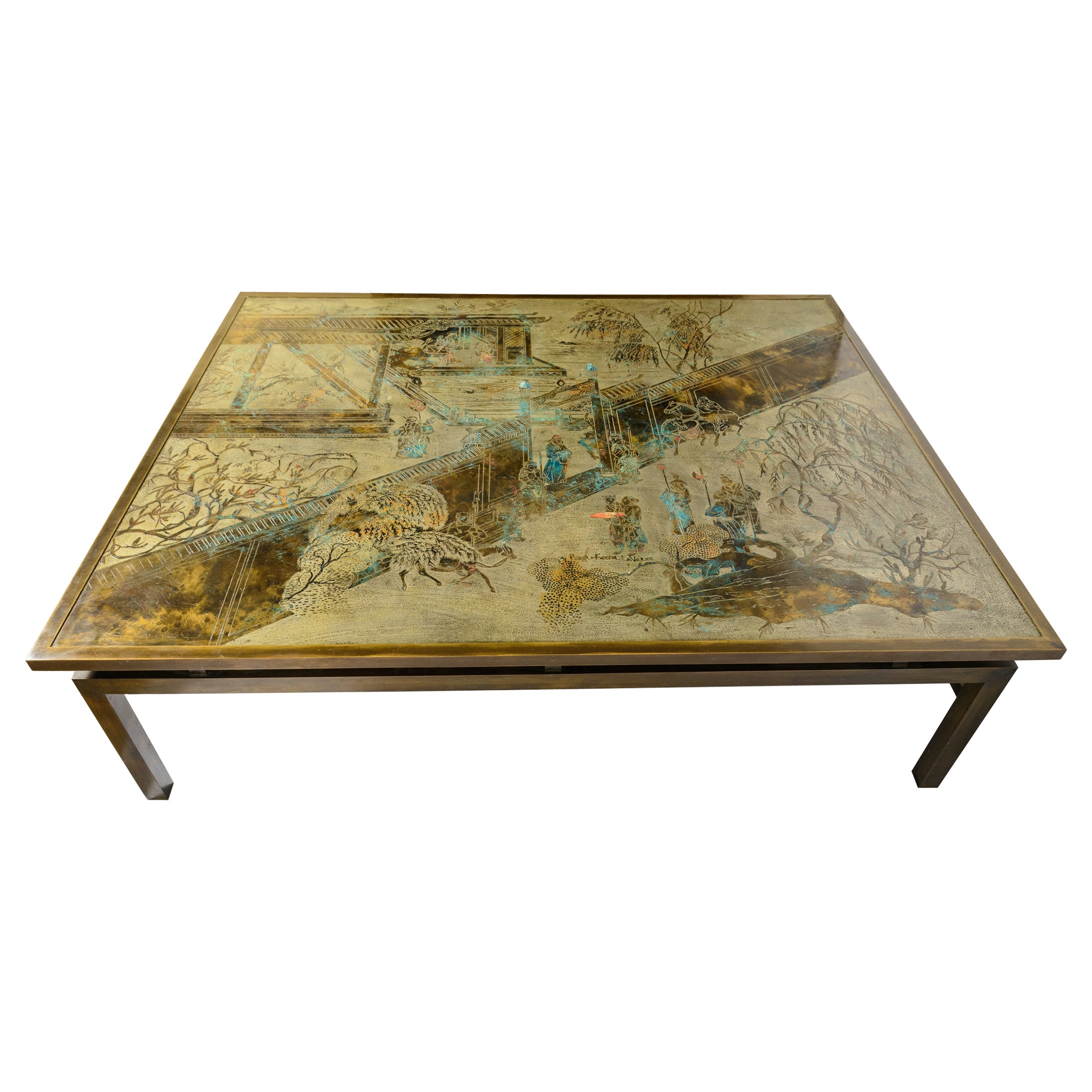 Large Philip & Kelvin Laverne "Special Chan Table" For Sale