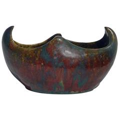 Pierre-Adrien Dalpayrat, an Art Nouveau Stoneware Bowl, Rouge Sang de Boeuf