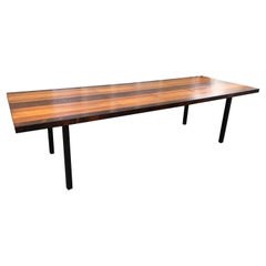 Table de salle à manger Marvelous Milo Baughman pour Directional Multi Wood du milieu du siècle dernier 