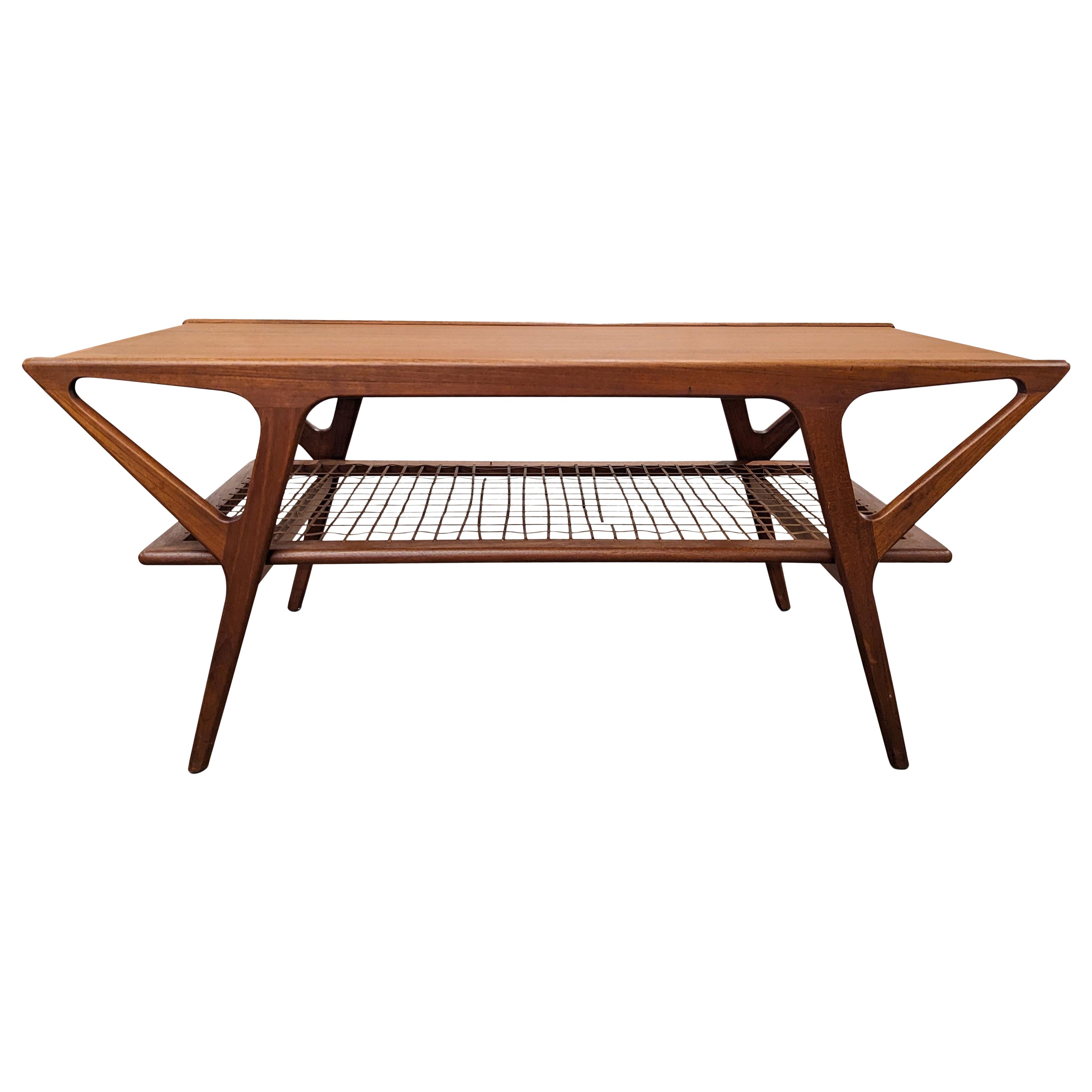 Vintage Danish Mid Century  Teak Coffee Table - 02241 For Sale