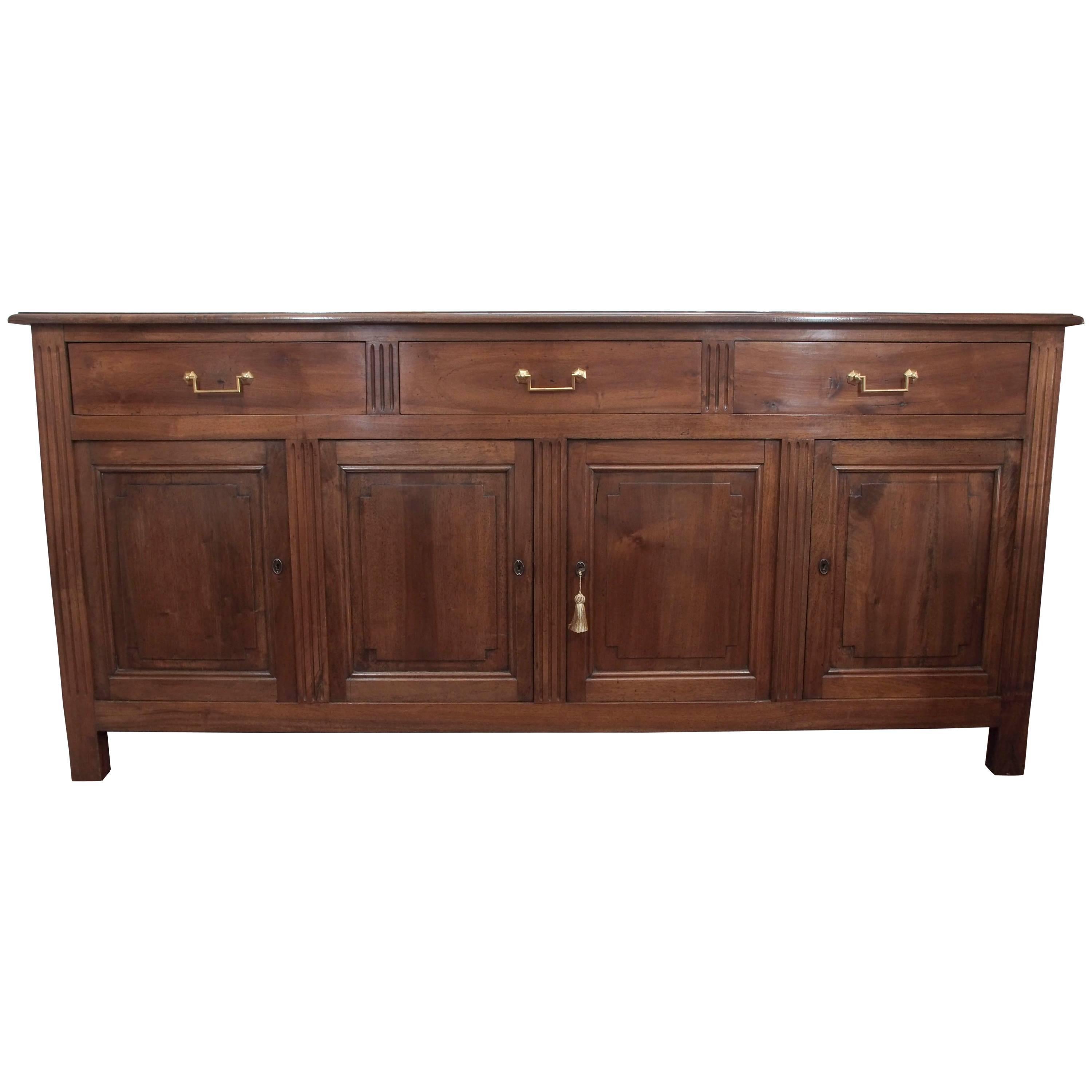 19th Century Walnut Directoire Enfilade For Sale