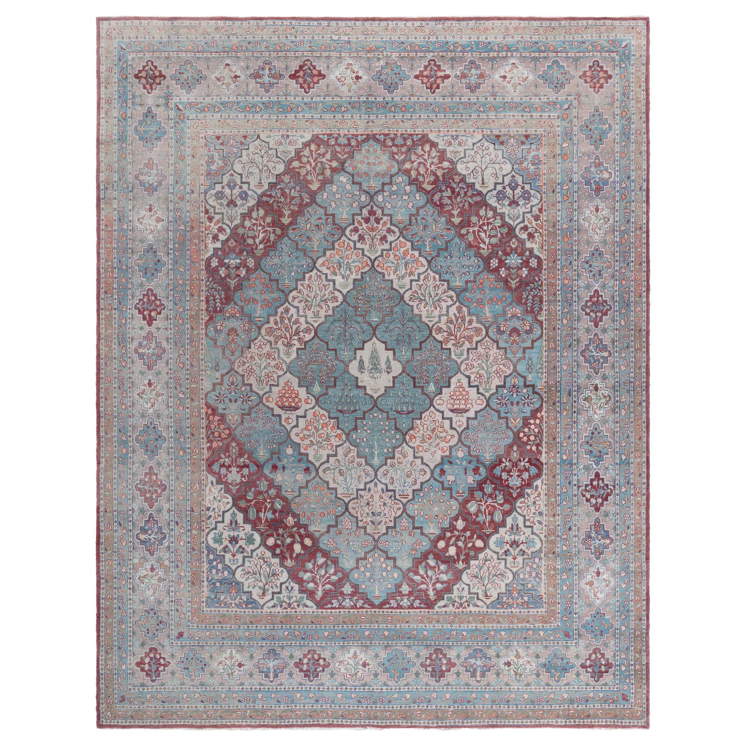 Antique Persian Kirman Rug