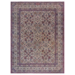 Antiker persischer Kirman-Teppich