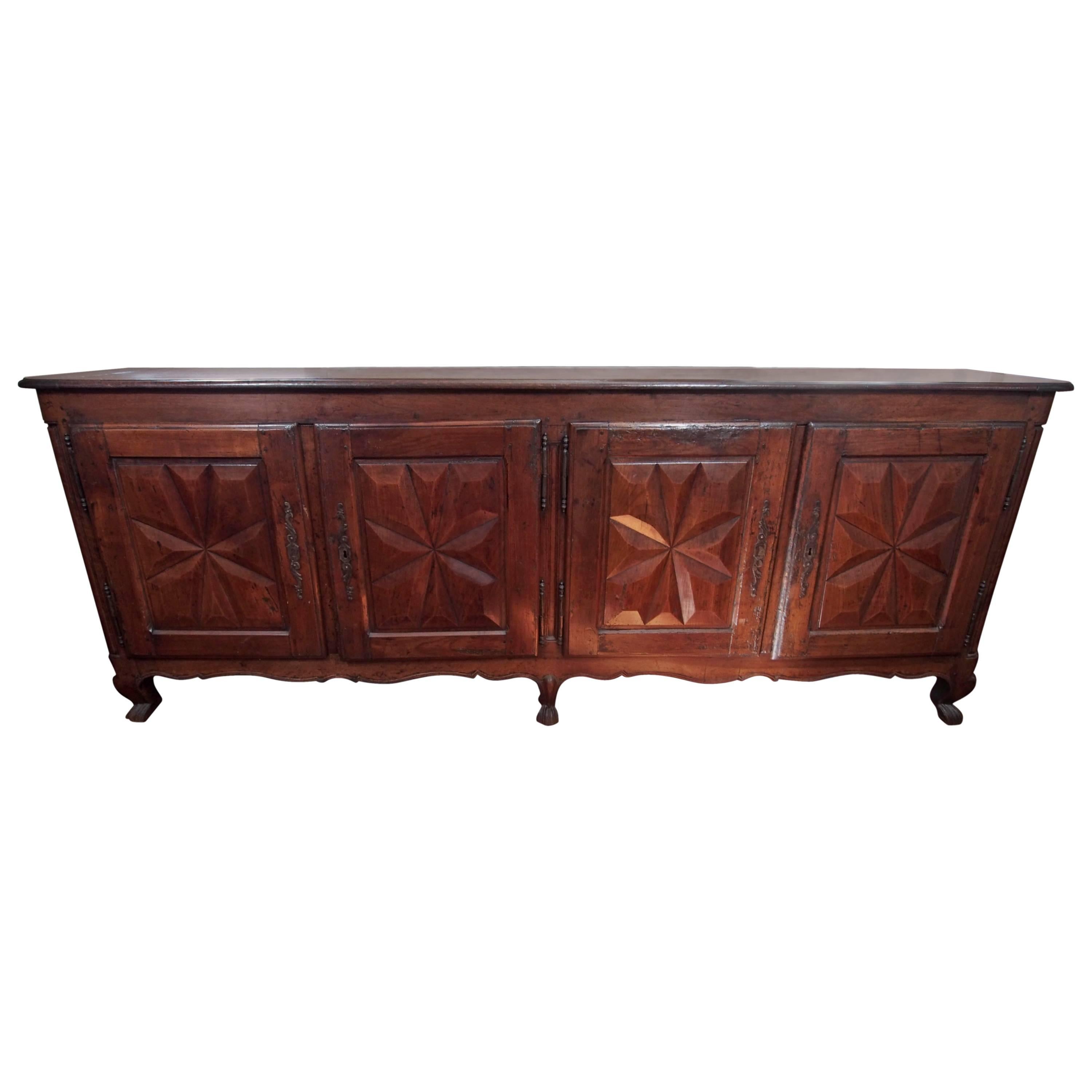 18th Century Walnut Enfilade For Sale