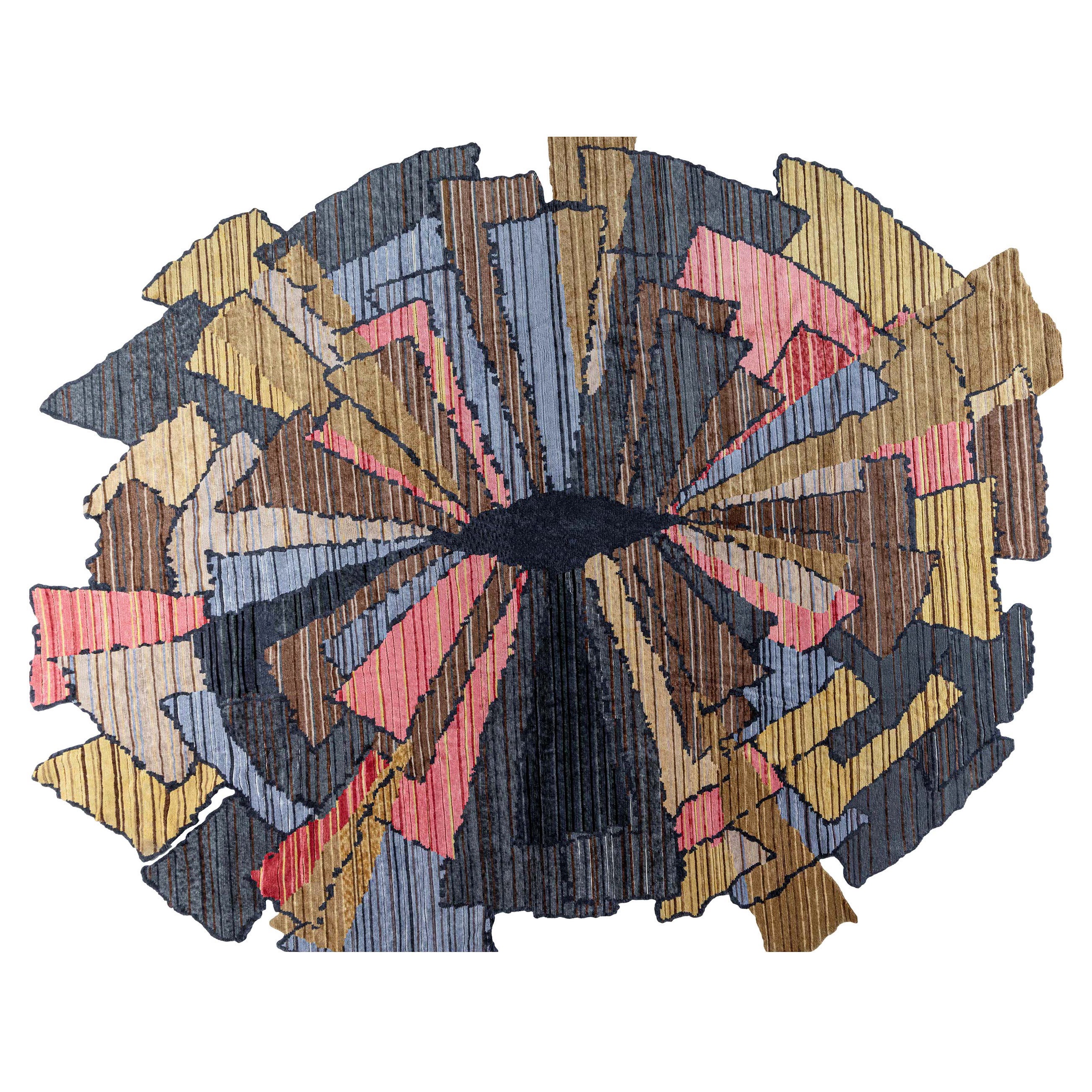 Contemporary Sauron Textural Rug by Doris Leslie Blau For Sale