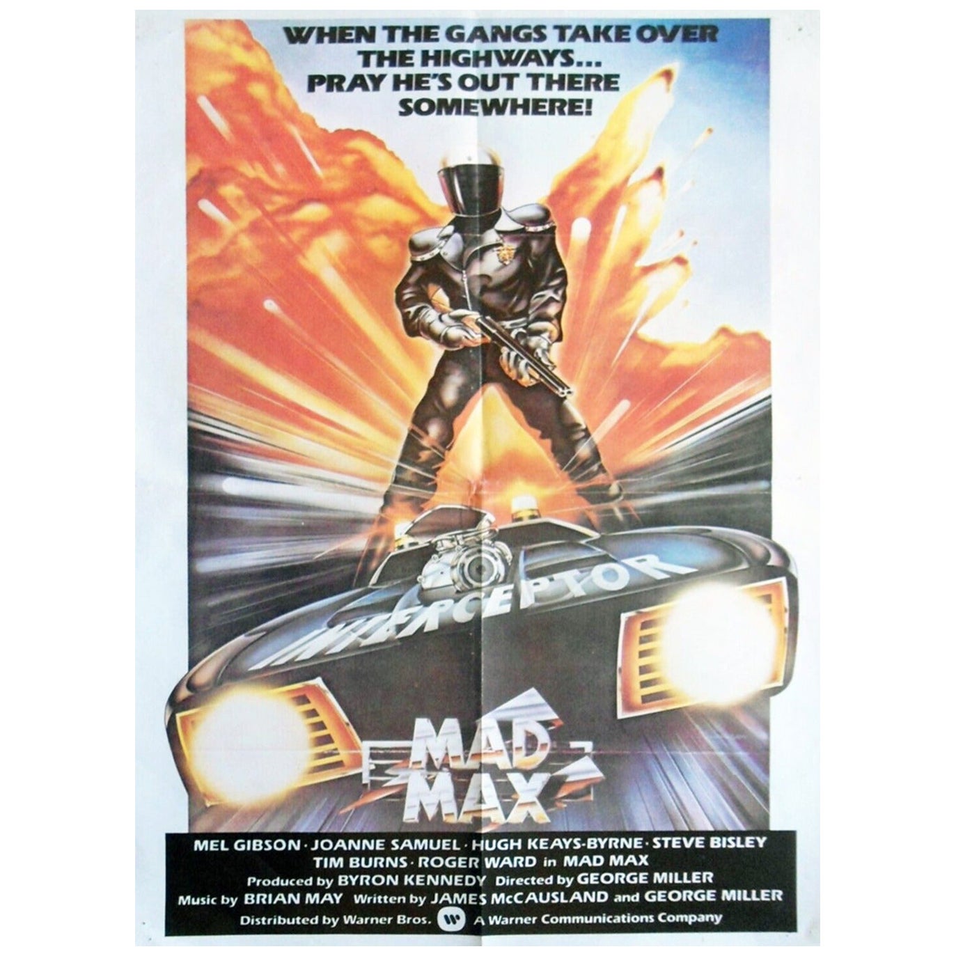 1979 Mad Max Original Vintage Poster For Sale