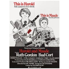 1971 Harold and Maude Original Vintage Poster