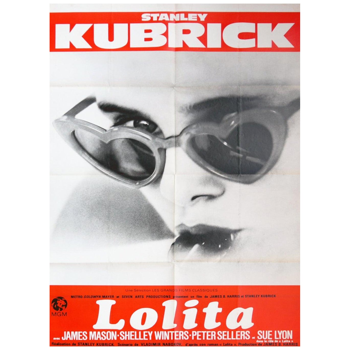 Affiche vintage originale Lolita, 1962