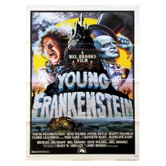 Affiche vintage originale de Young Frankenstein, 1974
