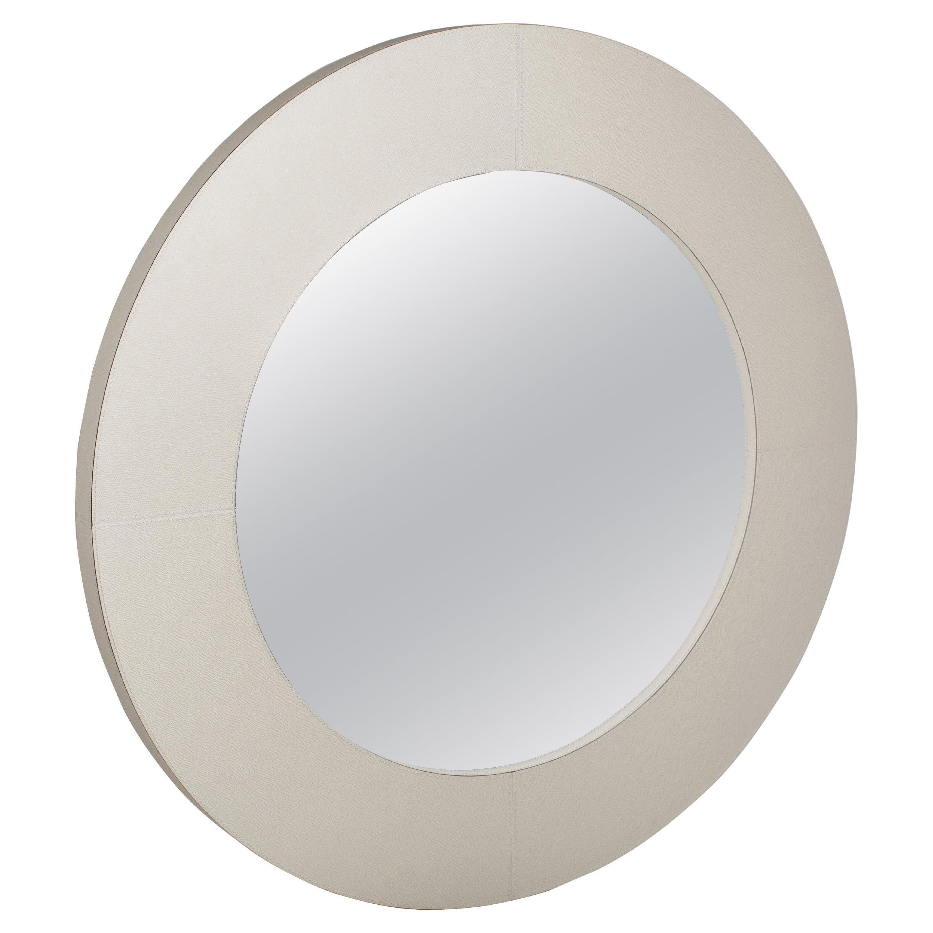 Image Circle Mirror - Frame cm 14 by Gio Bagnara For Sale