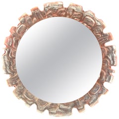 Retro Illuminated Acrylic Vanity Mirror
